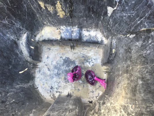 Who put poop in my trash can?